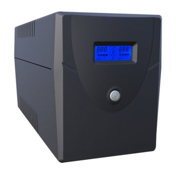 UPS 3000VA / 1800W cu 4 baterii plumb-acid incluse, 4 x Prize schuko cu protectie, Monitorizare de la distanta, UPS_3000VA