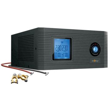 UPS unda sinusoidala pura pentru centrale termice Njoy Aira 1200, UPCSTLP812HAICP01B, 2 prize Schuko UPS unda sinusoidala pura pentru centrale termice Njoy Aira 1200, UPCSTLP812HAICP01B, 2 prize Schuko