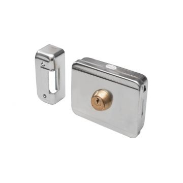 Yala electromagnetica aplicata, exterior, tensiune 12-18Vcc, 4A, otel zincat si alama, SX-90 Yala electromagnetica aplicata, exterior, tensiune 12-18Vcc, 4A, otel zincat si alama, SX-90