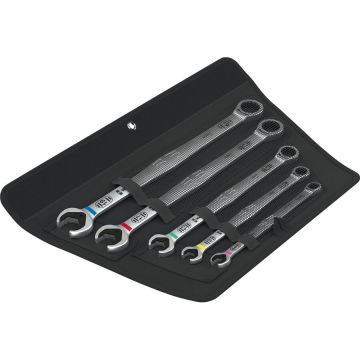 6007 Joker 5 Set 1 combination ratchet wrench set, 5 pieces, wrench with holding function