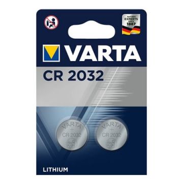 Baterie CR2032 Blister 2 bucati, Varta, BAT0238