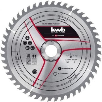 circular saw blade HM, O 254 x 30mm, 3.2mm, 48Z for sliding crosscut and miter saws, table saws