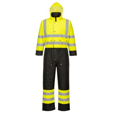 Combinezon HiVis Contrast Captusit Portwest model S485, marime 6XL, culoare Galben/Negru, fit R