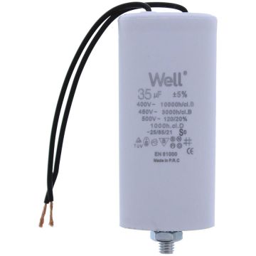 Condensator Pornire Motor 400V 35UF White