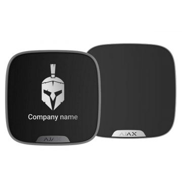 KIT AJAX Sirena de exterior wireless StreetSiren DoubleDeck, 868 MHz, 113 dB si carcasa, KIT-AJAX StreetSirenDD+BP-BL