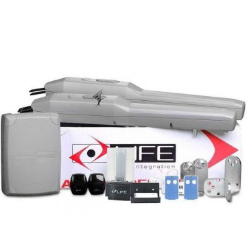Kit automatizare poarta batanta 2x 5 metri, 2x 700 kg, 24V, Life OPTIMO5 24V