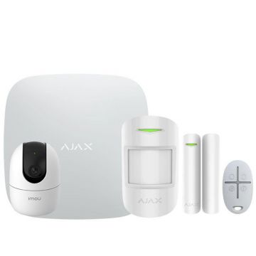 Kit sistem de alarma IP / GSM wireless Ajax 2 zone KITAJAX + camera IMOU si card MicroSD IMOU