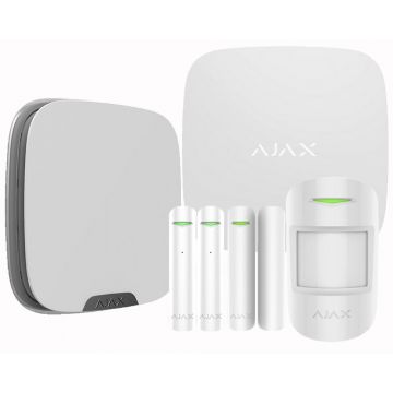 Kit sistem de alarma IP / GSM Wireless, Ajax, 5 elemente, Simplu de instalat KIT-AJAX-4Z-SF-G