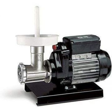 Masina de Tocat Carne Electrica Profesionala Inox, Nr.5 Reber Italia 9502N, 400W, 50-100 Kg/h