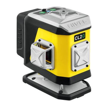 Nivela laser cu linii 2 x 360° Nivel System CL2G, fascicul verde, 30/70m, acumulator 3,7 V, geanta transport