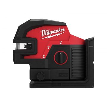 Nivela laser Milwaukee M12 CLL4P-0C, 100m, IP54, 360 grade, autonomie 9 ore, cutie transport, 4933479202