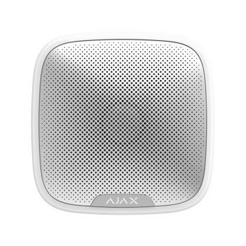 Sirena de exterior, wireless, 868 MHz, LED cu lumina rosie, 113 dB, AJAX STREETSIREN WH