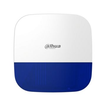 Sirena wireless de exterior Dahua, 12VDC, 110dB, IP65, ARA13-W2(868)BLUE
