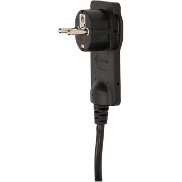 Stecher Extra Slim Cu Maner ORNO OR-AE-1312/B 250V Cablu 1.5M Negru