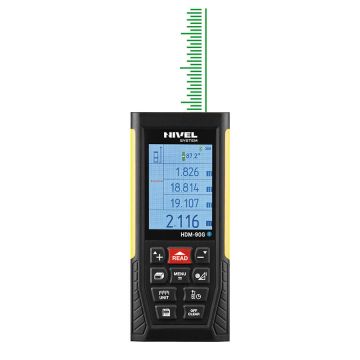 Telemetru cu laser verde Nivel System HDM-90G, +/- 2mm, 90 m, USB / Bluetooth