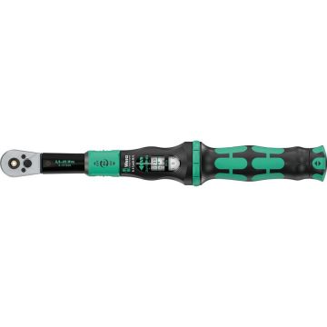 torque wrench with push-through square drive Click-Torque Lock A 6 R/L black/green, 1/4 bit drive, 2.5 to 25 Nm