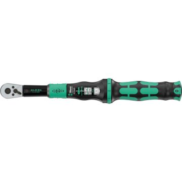 torque wrench with reversible ratchet Click-Torque Lock A 5 black/green, 1/4 drive, 2.5 to 25 Nm