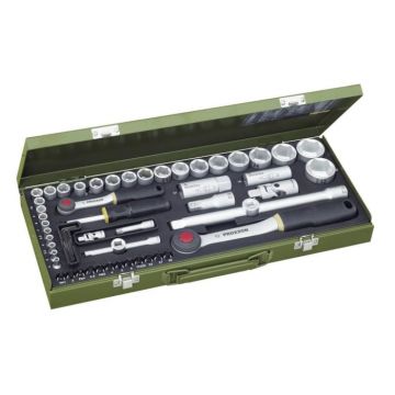 Trusa chei tubulare Proxxon 23040, 1 4  -1 2  , 56 piese