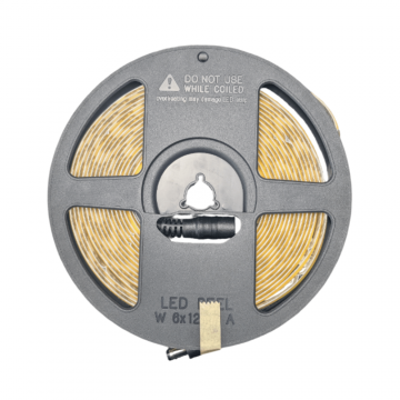 Banda LED flexibila 5M 12V 6000K alb rece 528 LED m SMD