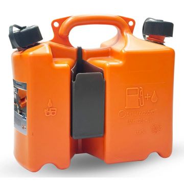 Canistra Holzfforma cu doua compartimente pentru ulei si benzina,5 + 3 L