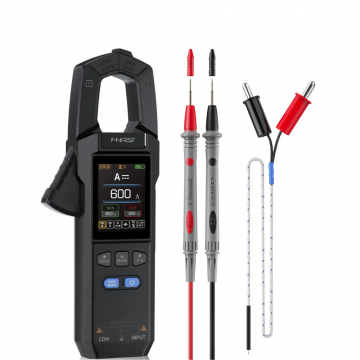 Clampmetru digital True-RMS, 1000V DC, 750V AC, 600A, FNIRSI DMC-100