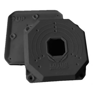 Doza de exterior dedicata CCTV 118x118x55 Cambox Lotus(Black)