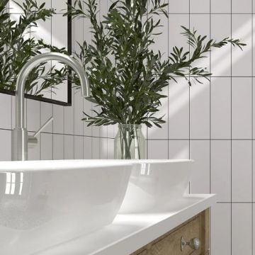 Faianta Mainzu Blanco Mate 10x20 - Dimensiune 10x20