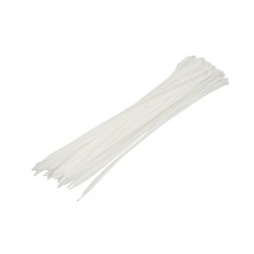 Fasete, colier plastic 4.8x430mm alb set 100 buc, Cod: BK80300, Echivalență: DISNV70, Breckner Germany