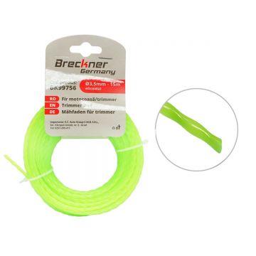 Fir elicoidal pentru motocoasa 3.5mm x 15m, Cod: BK99756, Brand: BRECKNER GERMANY