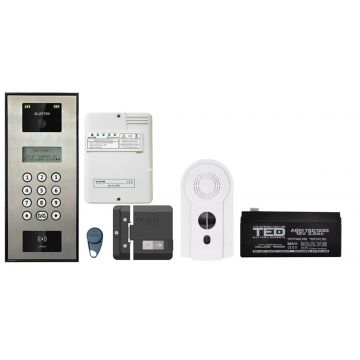 Kit interfonie scara de bloc pentru 14 apartamente ELECTRA DIGITAL, ELE14DIG