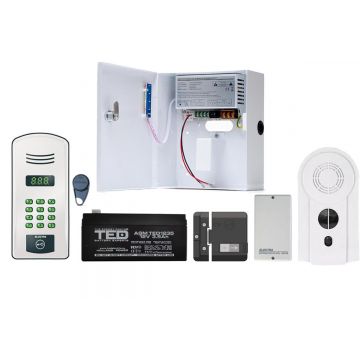 Kit interfonie scara de bloc pentru 20 apartamente ELECTRA