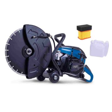 Masina de debitat beton cu motor in 2 timpi  PTS400  Scheppach  5915201903, 3.95 Cp, O350 mm