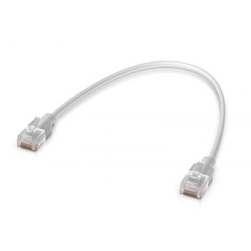 Patchcord Ubiquiti, Cat6, 15 cm, RJ-45, UACC-Cable-Patch-EL-0.15M-W