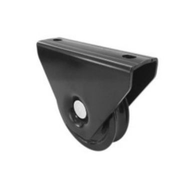 Rola aplicata profil U Fi80 culisare la sol, culoare neagra