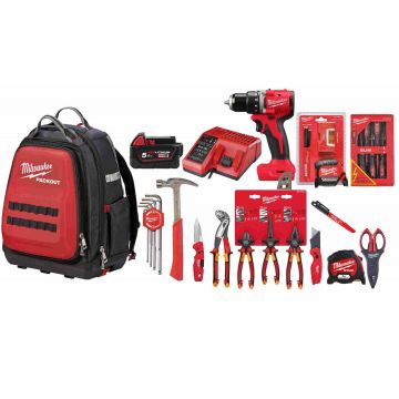 Rucsac echipat cu scule si unelte milwaukee la super pret, RUCSAC-PROMO