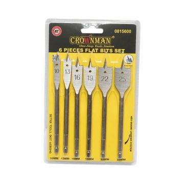 Set 6 burghie plate 10-25mm pentru lemn , Cod: DISPN30 , Brand: CROWNMAN