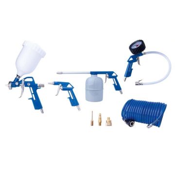 Set accesorii aer comprimat Scheppach 7906100742, 8 piese