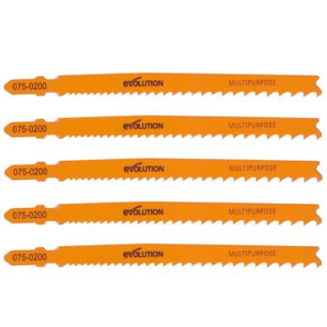 Set de lame cu taiere multi-materiale pentru fierastrau pendular Evolution (set de 5 buc)