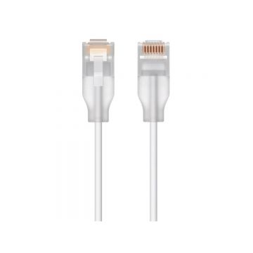 Set Patchcord Ubiquiti UniFi 24 de bucati, cat6, 15 cm, alb, UACC-Cable-Patch-EL-0.15M-W-24
