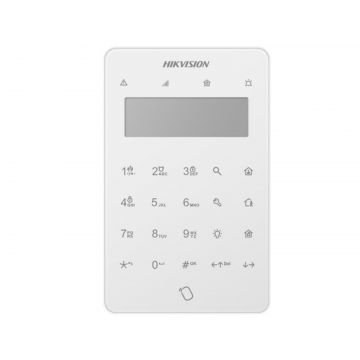 Tastatura LCD wireless Tri-X Hikvision AX HYBRID PRO G2, 868Mhz, 900m, PIN, card, iesire releu