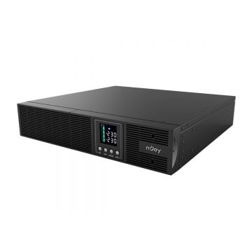 UPS Online 2000VA 1800W, unda sinusoidala pura, LCD color, rack tower, Aster 2K, UPCMCOP920HASCG01B