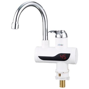 Baterie Apa Electrica, 3000 W, Instant Apa Calda, Indicator Temperatuta, Alb