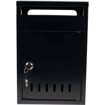 Cutie Postala din Metal, 33 x 23 cm, Neagra