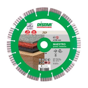 Disc diamant 1A1RSS C3-W 230x2,6 1,8x12x22,23-16 Maestro