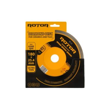 Disc diamantat pentru ceramica ultra subtire ROTOR 180 25,4