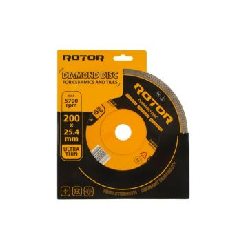 Disc diamantat pentru ceramica ultra subtire ROTOR 200 25,4