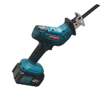 Fierastrau tip sabie cu acumulator, 48V, 2 acumulatori, 4 panze, geanta de transport