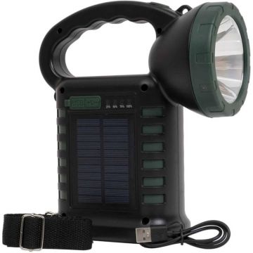 Lanterna Incarcare Solara si USB, 6 Moduri Intensitate Lumina