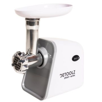 Masina de tocat carne Detoolz, 500W, 72 kg h cu 2 site