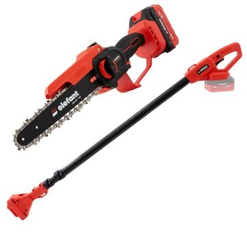 Minifierastrau cu extensie prelungire pe acumulator Elefant, 350W, 20V 4Ah, 4000RPM, Lungime lama 8